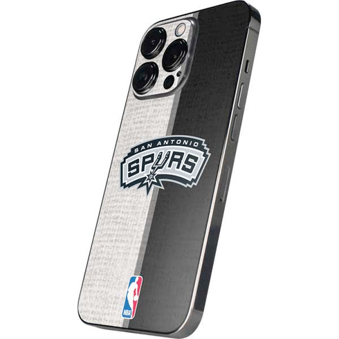 NBA San Antonio Spurs Canvas iPhone 16 Pro Skin